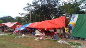 30 Persen Korban Bencana Masih di Tenda