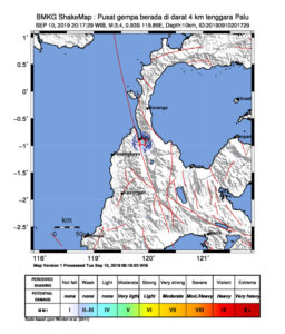 Gempa Magnitudo 3,4, Ini Penjelasan Lengkap BMKG Palu