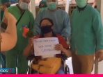 Sembuh, Perawat Positif Corona di Poso Disambut Rekan-rekannya