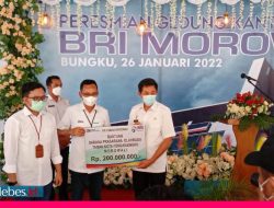 KCP BRI Morowali Diresmikan, Bupati dan RCEO Manado Tandatangan Prasasti