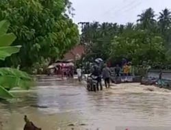 Sungai Tindaki Meluap, Desa Tanalanto Dilanda Banjir