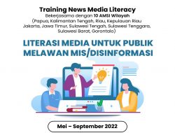 AMSI akan Selenggarakan Training Literasi Berita bagi Publik di 10 Wilayah