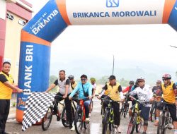 Sambut HUT Bhayangkara ke-76, Polres Morowali Gelar Kegiatan Fun Bike