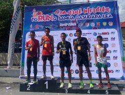 Atlet Donggala Raih Juara pada Kejuaraan  Lomba Lari Polres Kabupaten Tojo Unauna