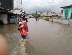 Hujan Deras, Ampana Dilanda Banjir, Warga Siap-siap Mengungsi