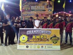 Semarak HUT ke-58 Partai Golkar, AMPG Mehule Cup I Digelar di Bungku