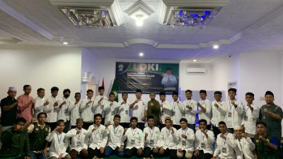 Puluhan pelajar di Palu yang ikut pelatihan dasar kepemimpinan di DMI Sulteng