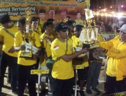 AMPG Mehule Cup I Ditutup, Golkar Morowali Hidupkan Tradisi Bungku