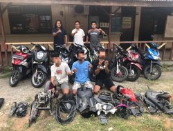 Tiga Remaja Pelaku Curanmor di Palu Diringkus aparat Polsek Palu Timur