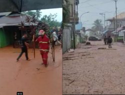 Hujan Deras di Morowali Utara,  Kecamatan Petasia Dihantam Banjir