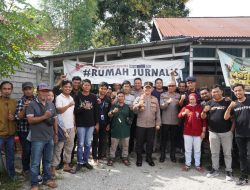 Kunjungi Sekber Rumah Jurnalis di Palu, Kapolda Sulteng minta Pers bantu jaga Kamtibmas